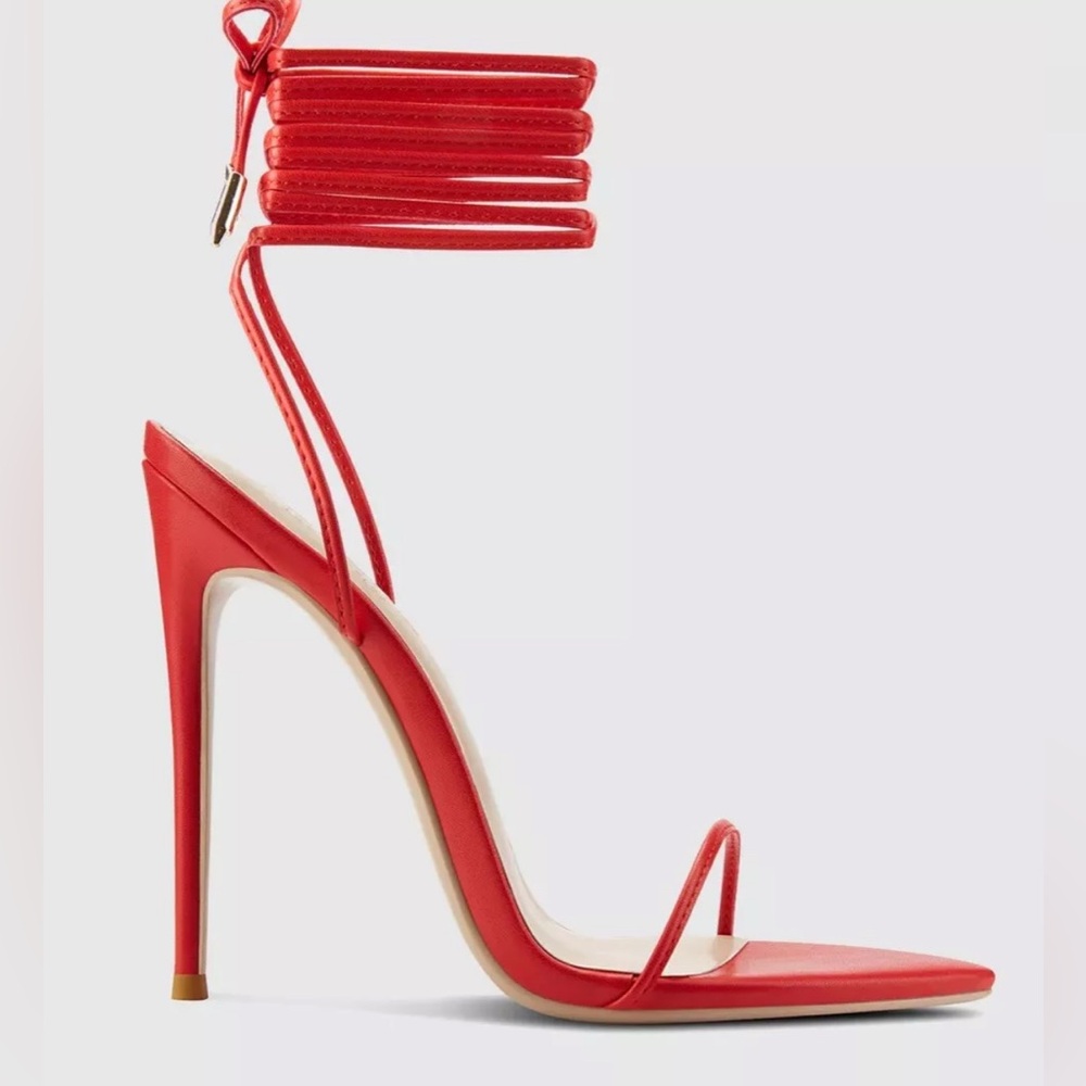 Femme LA - Luce Minimale - Rouge , Size 12 , EU 42